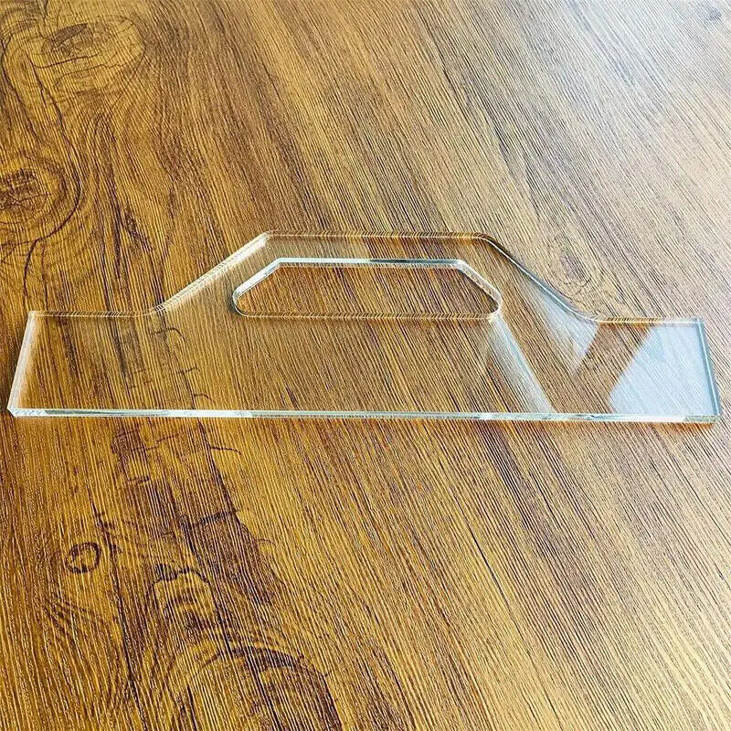 Cutting Board Template Clear Acrylic Charcuterie Handle Angled Tracing Stencils