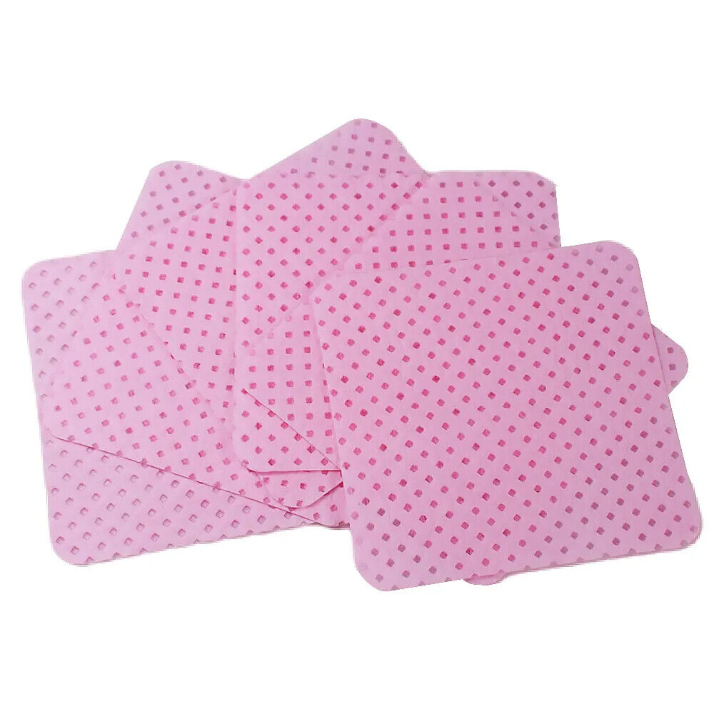 Eyelash Glue Remover Wipe 200Pcs Paper Cotton Lash Extension Cleaner Pad 48x48mm