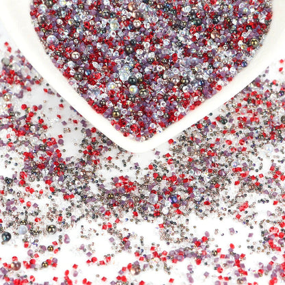 Nail Art Glitter Micro Crystal Pixie 3D Tiny Beads DIY Manicure Rhinestone Decor