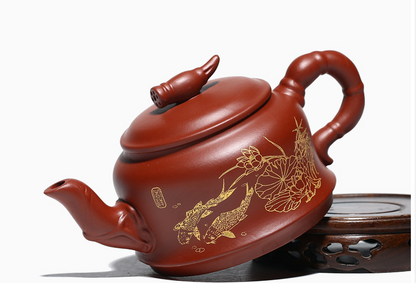 Chinese Yixing Zisha Clay Handmade Exquisite Teapot #522100