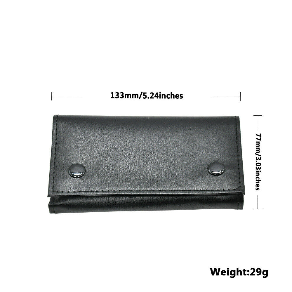 Leather Tobacco Pouch Pipe Cigarette Holder Smoking Paper Holder Wallet Male Bag