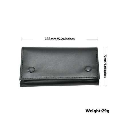 Leather Tobacco Pouch Pipe Cigarette Holder Smoking Paper Holder Wallet Male Bag