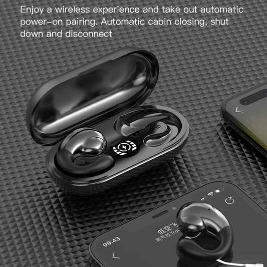 Bone Conduction Bluetooth 5.3 Earphones Stereo Headset For iPhone Samsung iPad