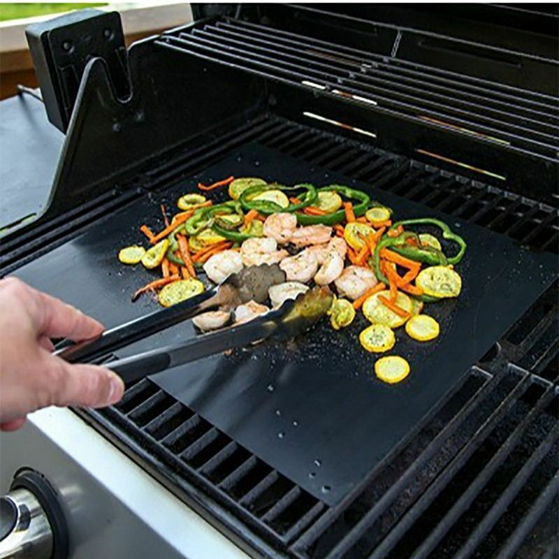Barbecue Mat 40x60 0.25mm Grill Oven Set Non-stick Baking Gas Charcoal Electric
