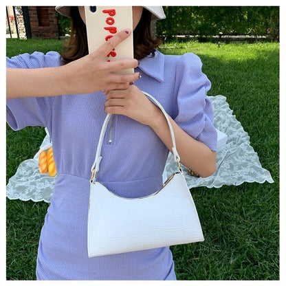 Leather Bag Handbag Shoulder Totes Underarm Top Handle Bags Small Pouch Clutch