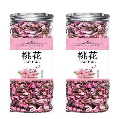 60g Peach Blossom Herb Flower Tea Chinese Dry Peach Floral Tea Herbal Flower Tea