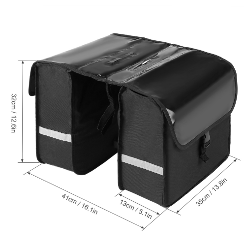 28L Water Resistant Bicycle Rear Seat Carrier Rack Trunk Bags Cycling Bike Bag