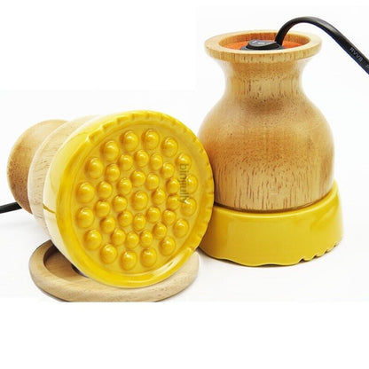 Electric Heating Moxibustion Massager Hot Compress Beauty Spa Guasha Moxa Steam