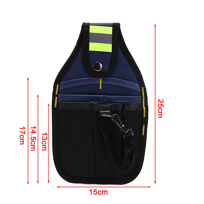 Tool Holder Pouch Bag Work Belt Attachment for DIY Electricians Tool Carpent HJ