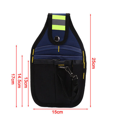 Tool Holder Pouch Bag Work Belt Attachment for DIY Electricians Tool Carpent HJ