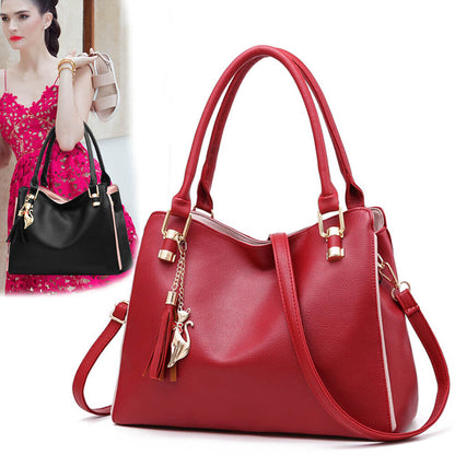 Leather Handbags Shoulder Messenger Crossbody Satchel Ladies Purse Tote