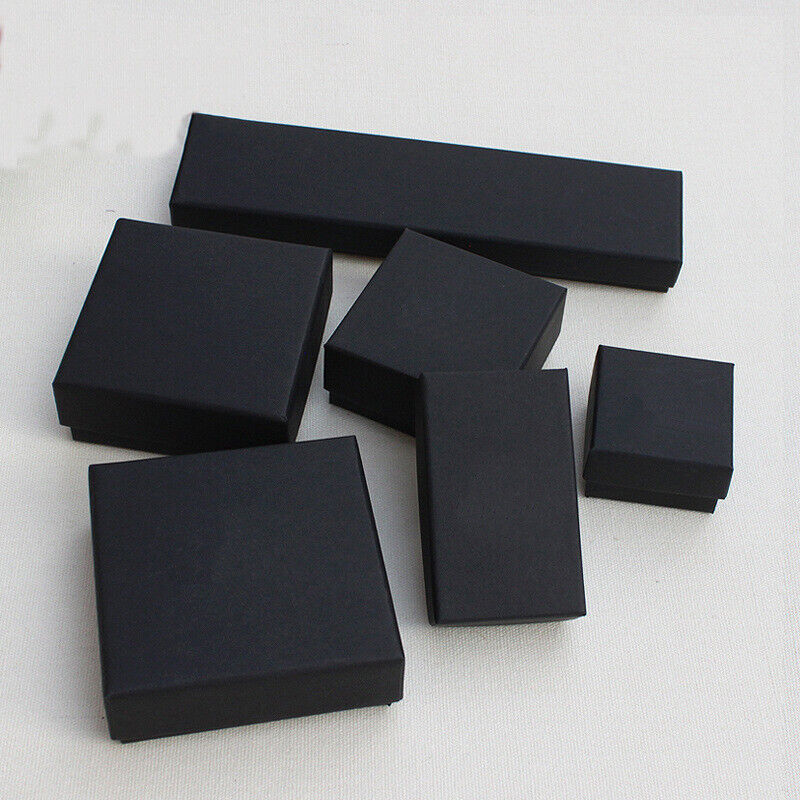 Fashion Ring Necklace Earring Bracelet Paper Bag Wedding Simple Jewelry Gift Box