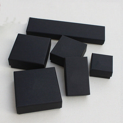Fashion Ring Necklace Earring Bracelet Paper Bag Wedding Simple Jewelry Gift Box