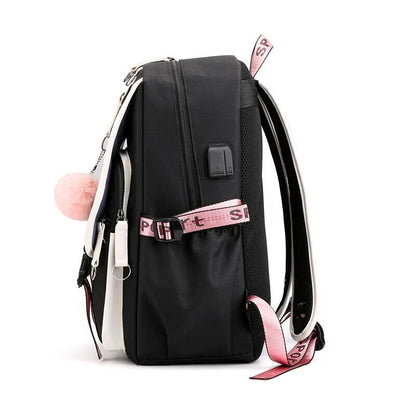 School Bags Teenage Girls Canvas Schoolbag Student Book Bag Teen School Backpack