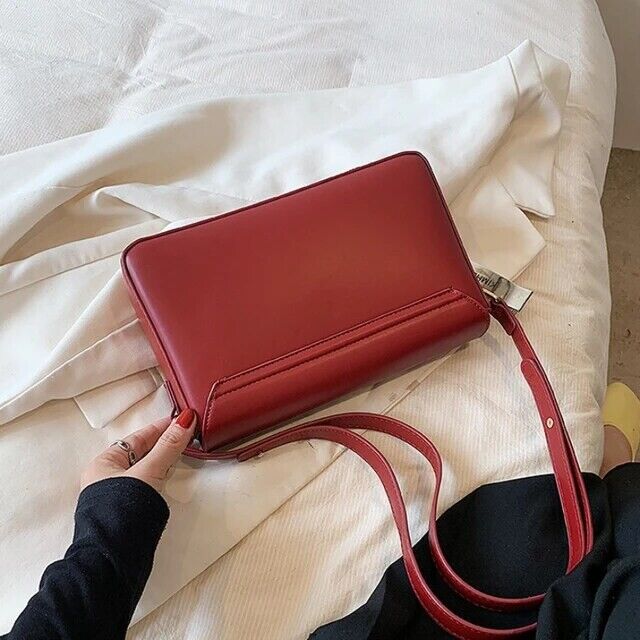 Women's Classic Vintage Handbag Leather Shoulder Bag Luxury Quality Retro Gift