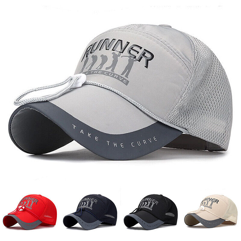 Men Printed Baseball Cap Wind-proof Hat Fishing Hat Neutral Long-brimmed Sun Hat
