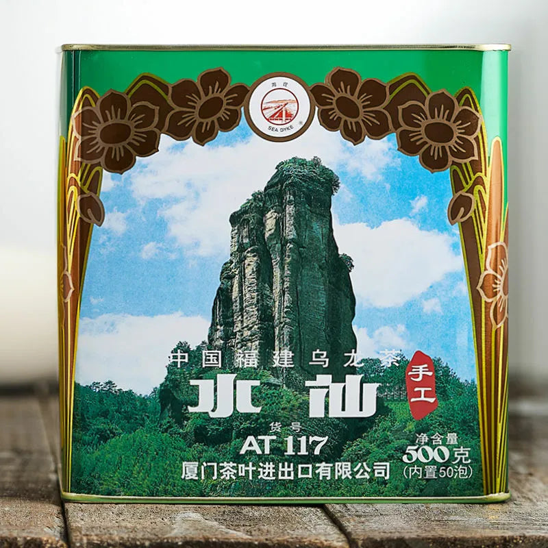 Sea Dyke AT117 Shui Xian Rock Tea China Fujian Shui Hsien Oolong Tea 500g Tin