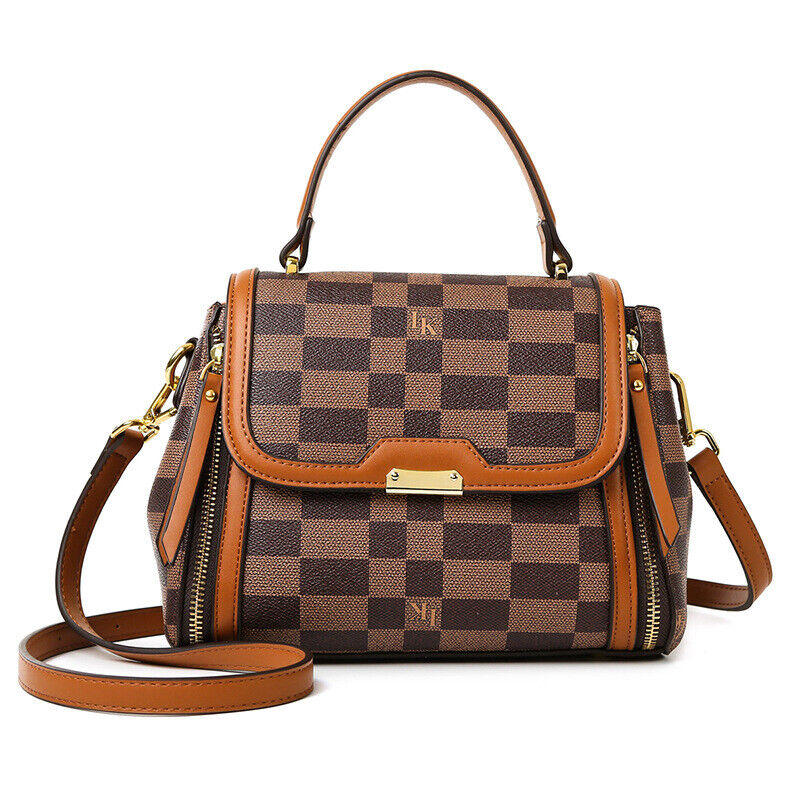 Ladies Faux Leather Shoulder Bag Tote Purse Handbags Messenger Crossbody Satchel