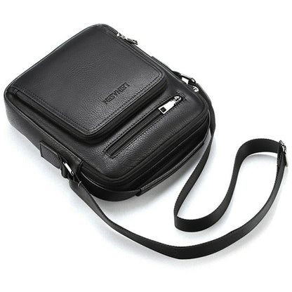 New Men PU Leather Handbag Briefcase Shoulder Crossbody Travel Bag Satchel Pack