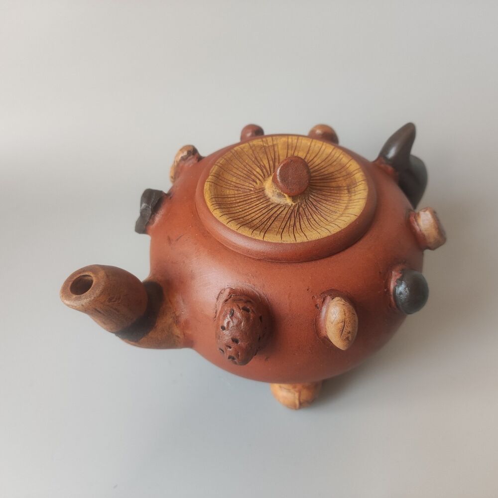 Vintage Chinese Yixing Purple Clay Teapot Zisha Ceremony Collectible Rare Large