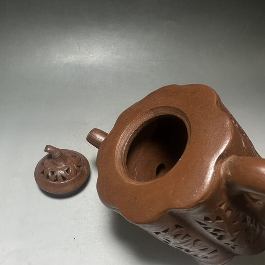 vintage chinese yixing purple clay teapot zisha ceremony teaware collection rare