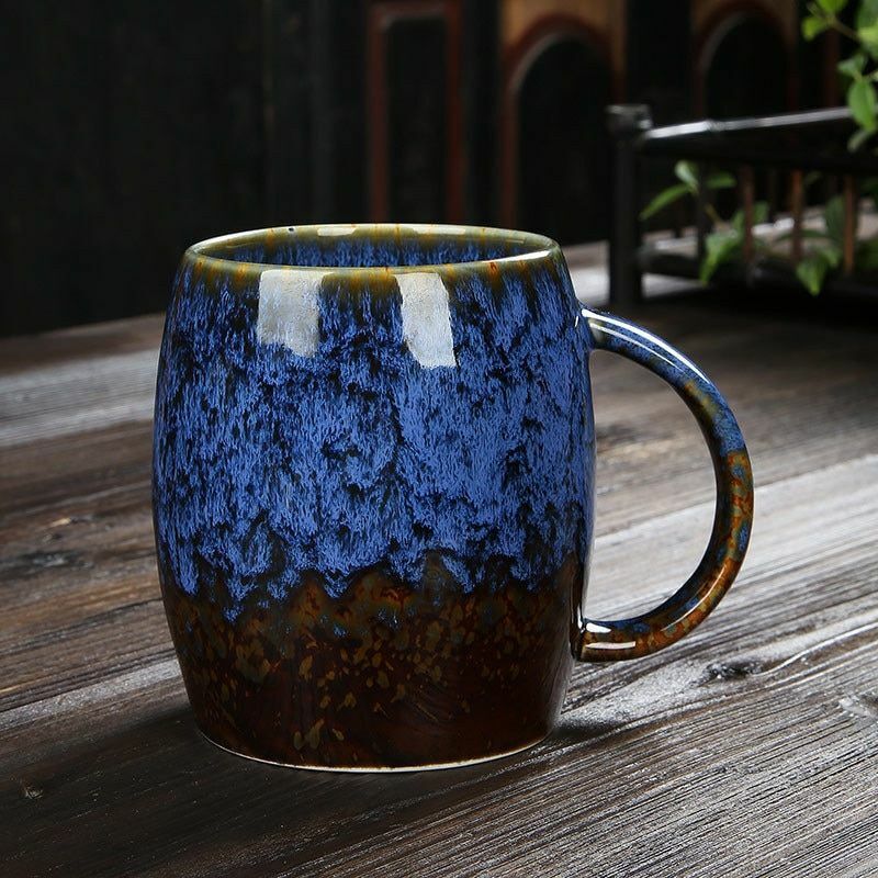 Creative Mugs 400ml Large Capacity Ceramic Coffee Tea Cups Couple Japanese-Style