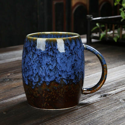 Creative Mugs 400ml Large Capacity Ceramic Coffee Tea Cups Couple Japanese-Style