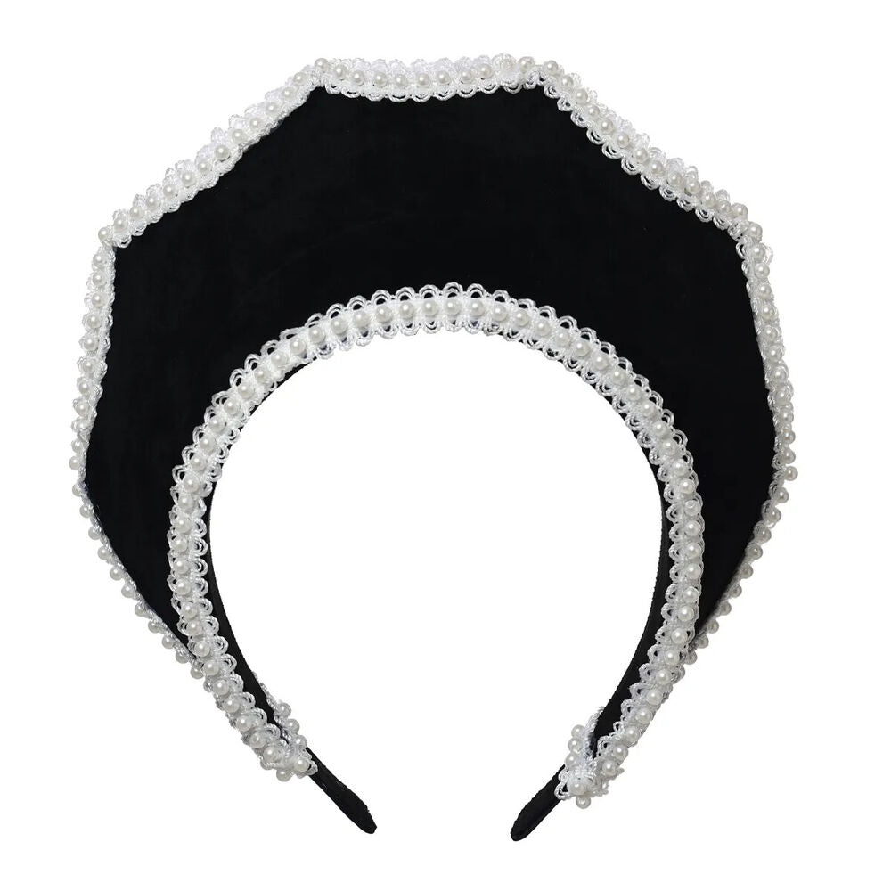 Women Cosplay Headbands Medieval Crown Headpiece Royal French Mary Queen Costume