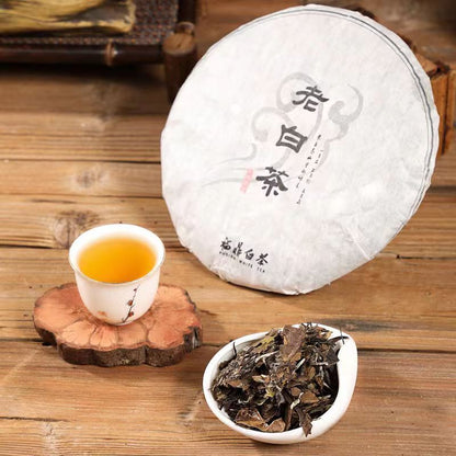 357g Chinese Shoumei White Tea Cake Fuding White Tea High Moutain Old White Tea