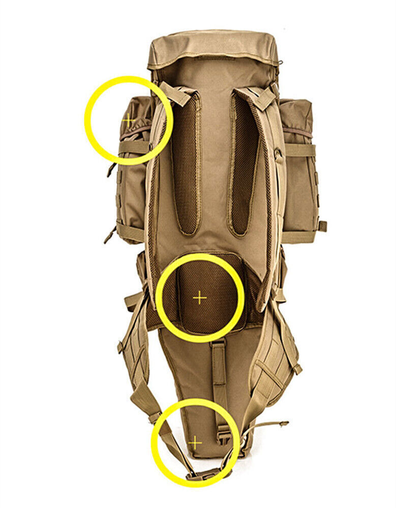 Military Tactical Backpack Army Camouflage Shoulder Bag Riding Hiking Camping