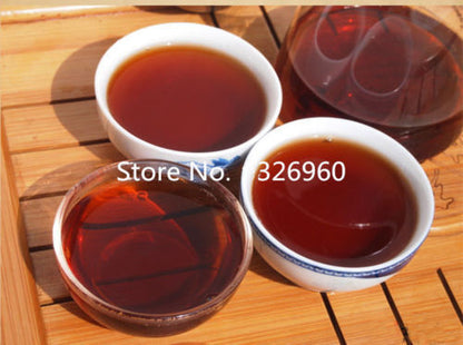 357g Ancient Tree Laobangzhang Black Tea Yunnan Cooked PuErh Tea Cake Pu-Erh Tea