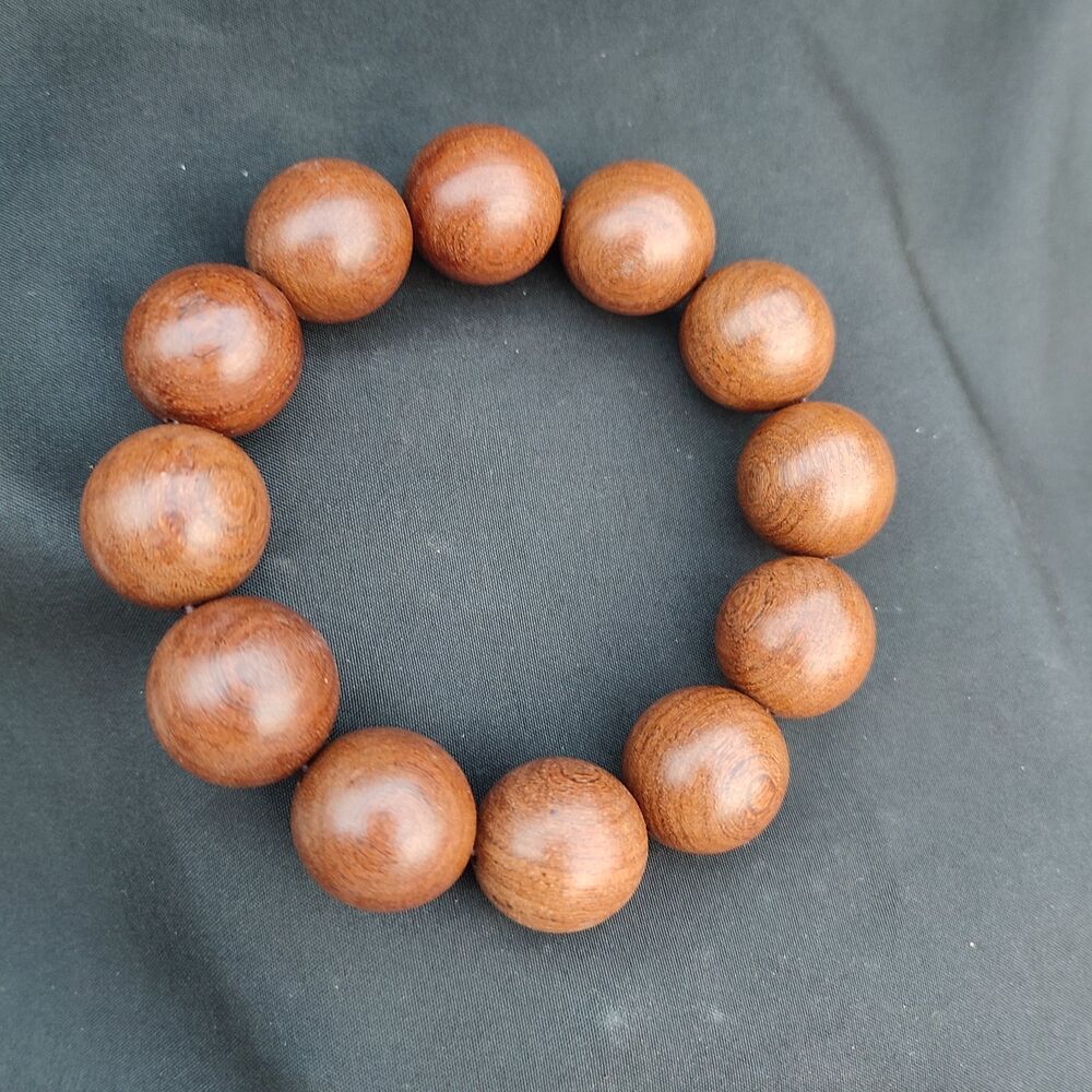 20mm Buddhist Prayer Mens Beaded Bracelets Wooden Gift Clothing Accessories Cool