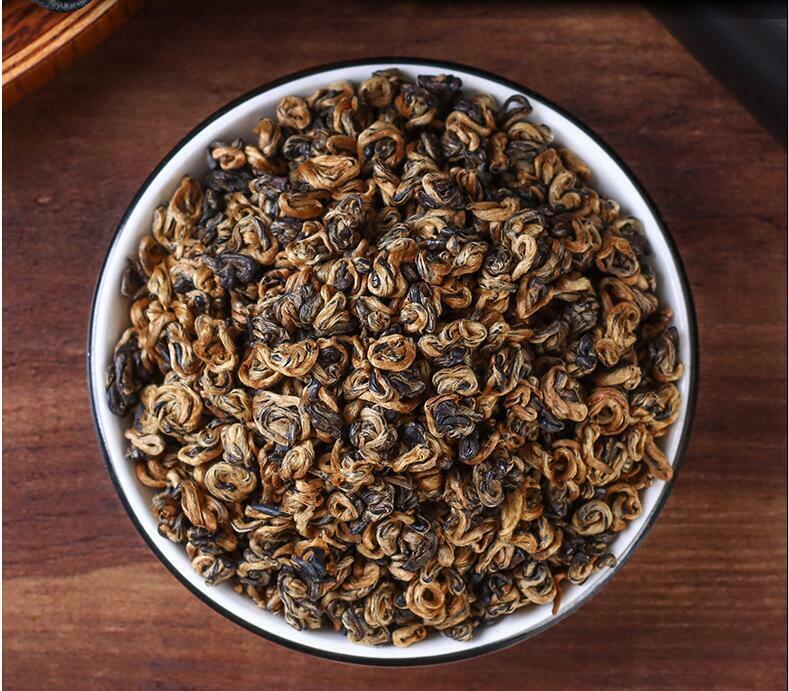 Yunnan Golden Snail Bud "JingLuoYa" Chinese Tea Loose Leaf Dian Hong Black Tea