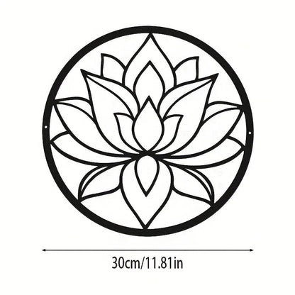 Metal Art Lotus Shape Wall Decorations, Indoor Fashion Wall Hanging Wall Decor