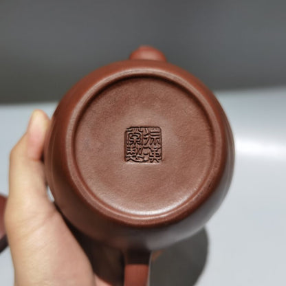Vintage Chinese Yixing Purple Clay Teapot Zisha Ceremony Carving Dragon Teaware