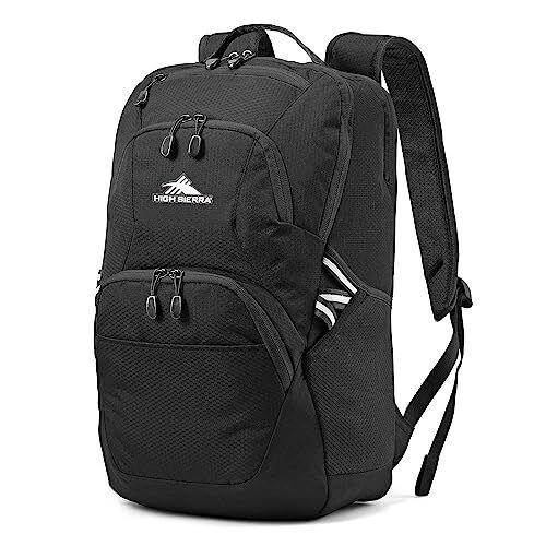 High Sierra Swoop SG School DayPack Travel Laptop Bag with One Size, Black