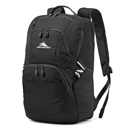 High Sierra Swoop SG School DayPack Travel Laptop Bag with One Size, Black