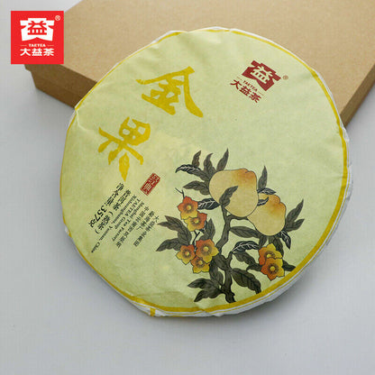 Golden Fruit *357g Menghai Tea Factory TAETEA Puerh Shu Dayi Ripe Puer Tea