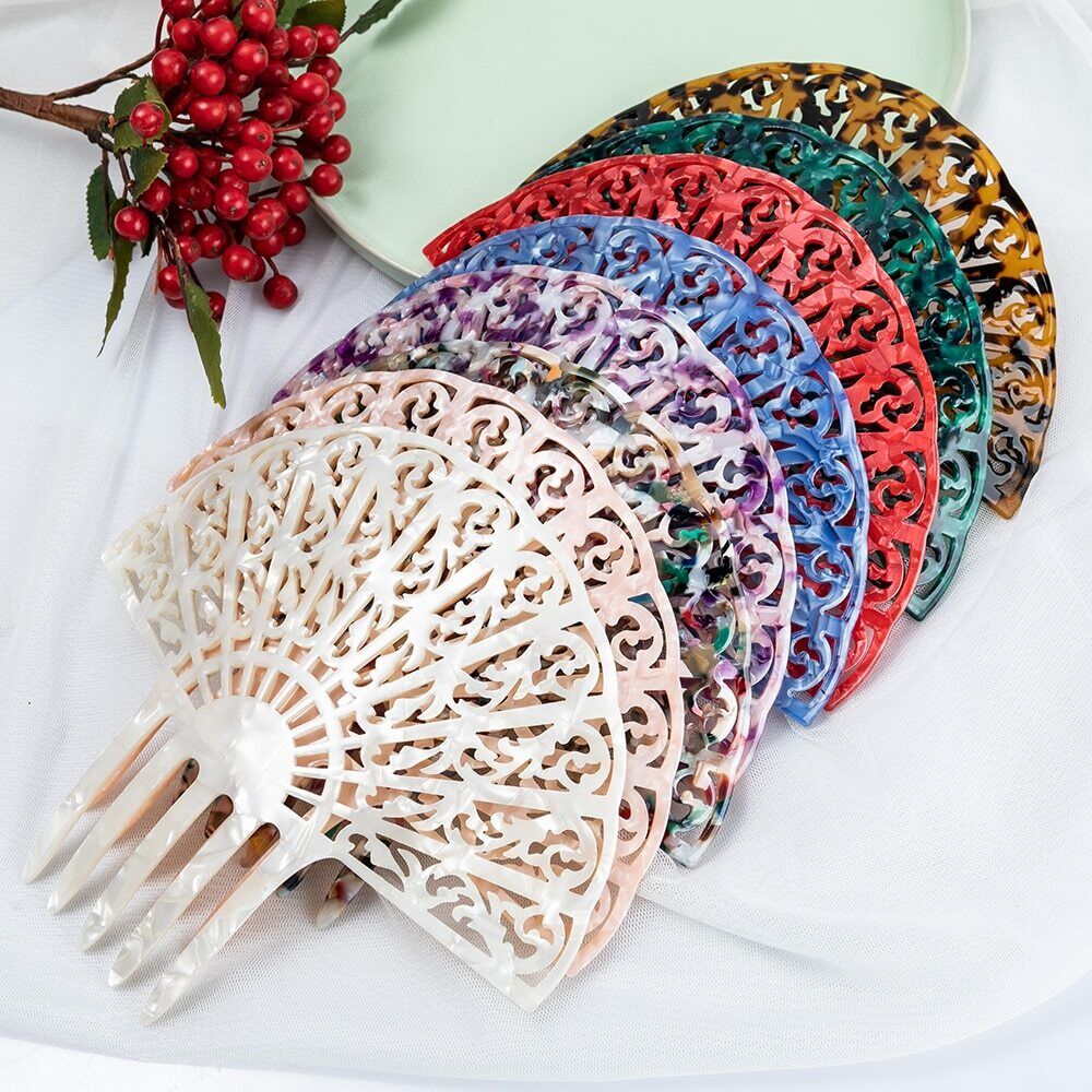 Women Hair Accessories Classic Combs Flamenco Dancers Jewelry Hairpins 18.5x16cm