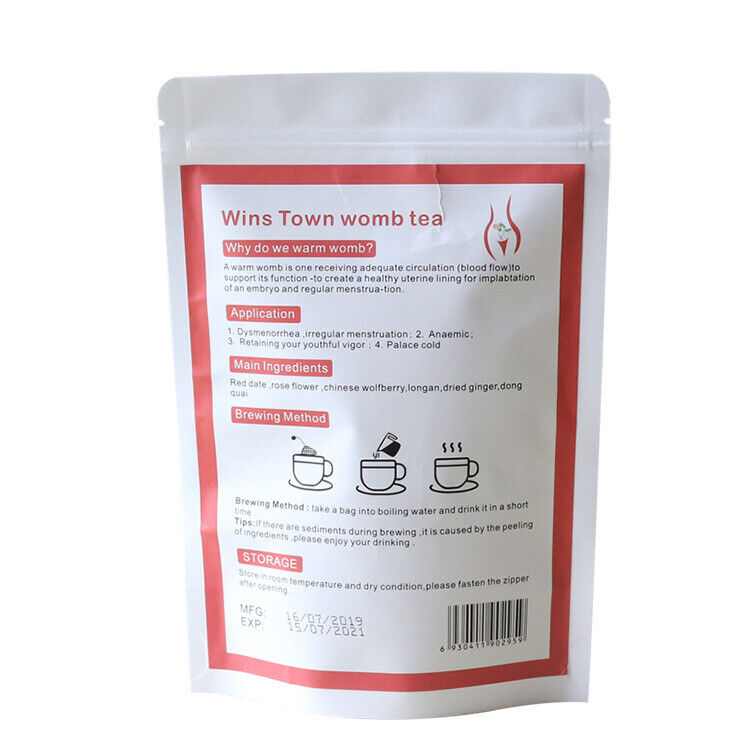 2 Packs Natural Female Detox Tea Uterus Warming Womb Tea Womb Detox Tea 暖宫茶