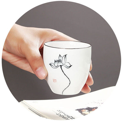 China Cup Under Glaze Porcelain Master Cup 150ml Ceramic Kungfu Cup Tea Tea New
