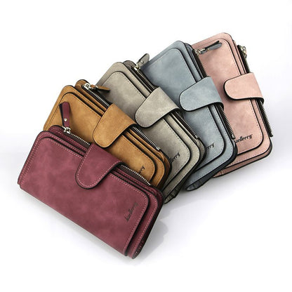 Soft Leather Wallet Purse Coins Pocket Card Holder Money Bags Long Lady Clutch