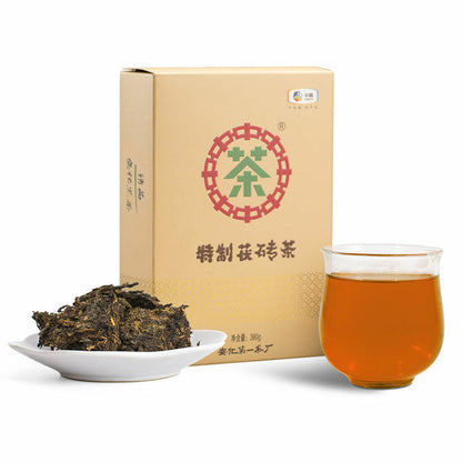 CHINATEA Hunan Anhua Jin Hua Special Fu Brick Tea Fu Zhuan Dark Tea 380g