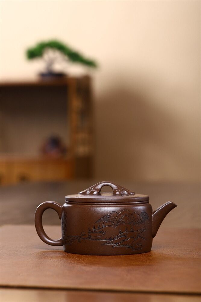 260cc chinese Yixing Handmade Zisha teapot Purple clay HanWa Gongfu Tea Pot