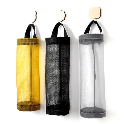 Grocery bags holder wall mount storage dispenser plastic kitchen organizer P-ca