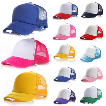 Parent-child Sun Hats Travel Soild Color Caps Baseball Caps Children Classic ⊹ ⊰