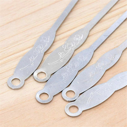 3x/Sets Mini Stainless Steel Spiral Ear Pick Spoon Earwax Removal Cleaning Tools