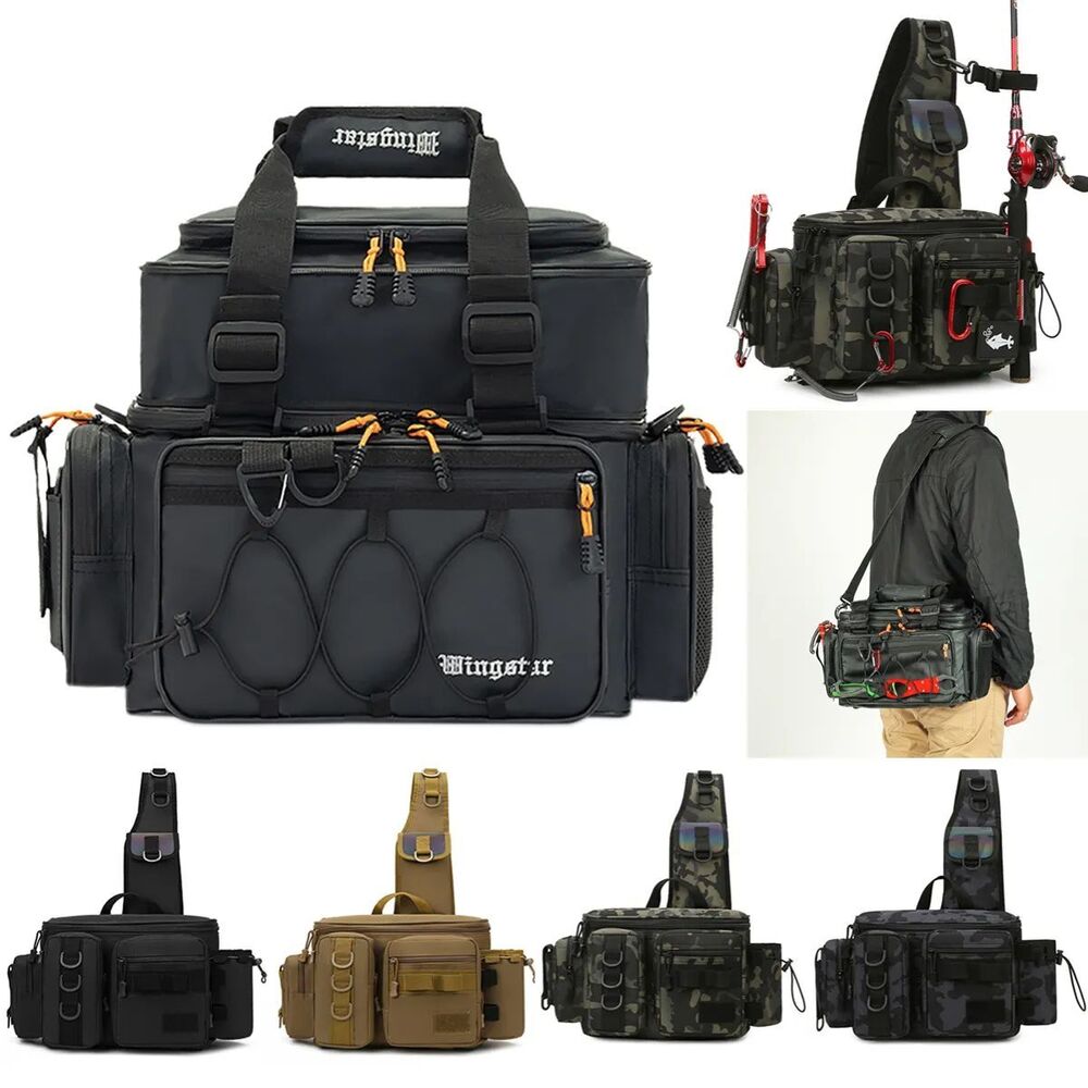 Fishing Bag Bait Reel Fish Storage Bags Large Capacity Fishing Tool Pouch Kit