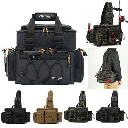 Fishing Bag Bait Reel Fish Storage Bags Large Capacity Fishing Tool Pouch Kit