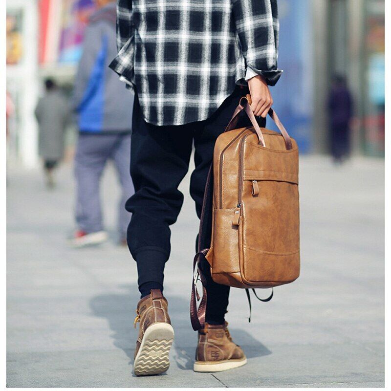 Backpack Men College School Bags Backpacks Travel 15.6 Inch Laptop Bag Men